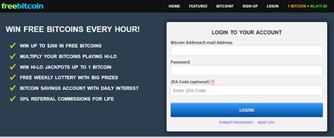 www.freebitco.in login|free bitcoin faucet.